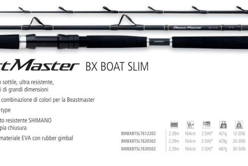 Canna Beastmaster BX Boat Slim Shimano 2,29m - immagine 1