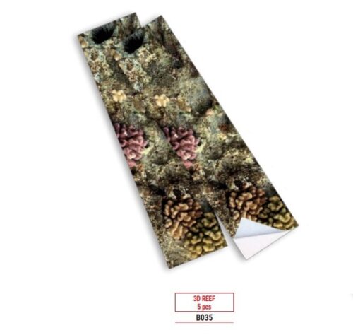 Omer 3D Reef Kit Stickers 5 pz. Adesivi Omer 3D Reef Kit Stickers 5 pz.