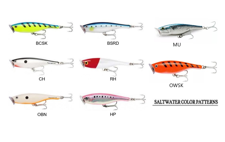 Rapala Skitter Pop Saltwater 12 SSP