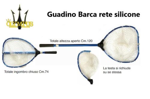 Guadino da barca Olympus Guadino da Barca con rete in silicone Olympus