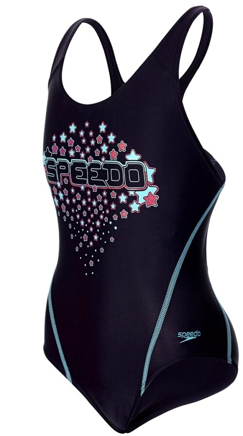Costume Speedo Swimsuit Logo Plmt Spbk bambina Costume Speedo Swimsuit Logo Plmt Spbk bambina