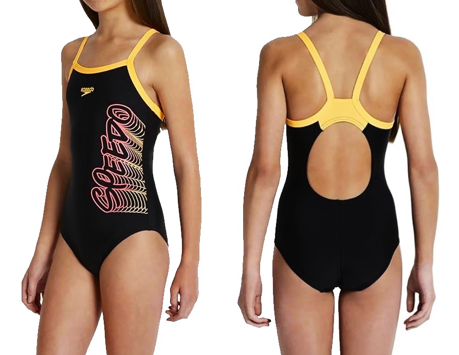 Speedo Thinstrap Muscleback Costume da Bagno Bambina